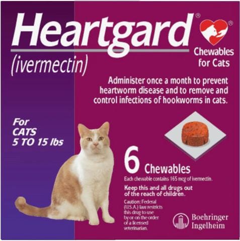 Heartgard nhai cho mèo