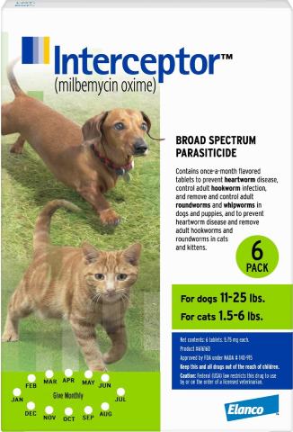 Viên nhai Interceptor cho chó và mèo
